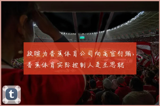 段暄为香蕉体育公司向高官行贿，香蕉体育实际控制人是王思聪