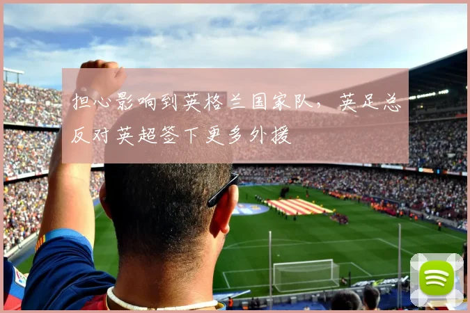 担心影响到英格兰国家队，英足总反对英超签下更多外援