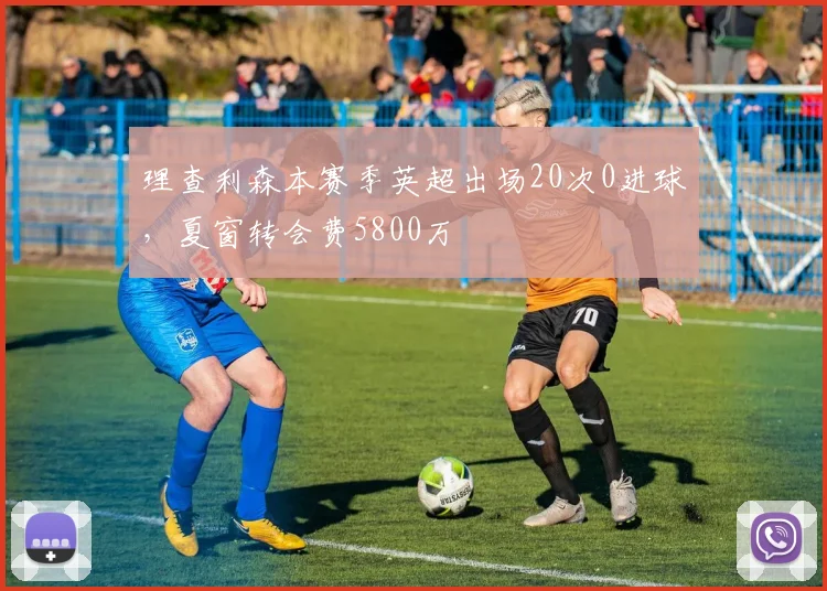 理查利森本赛季英超出场20次0进球，夏窗转会费5800万