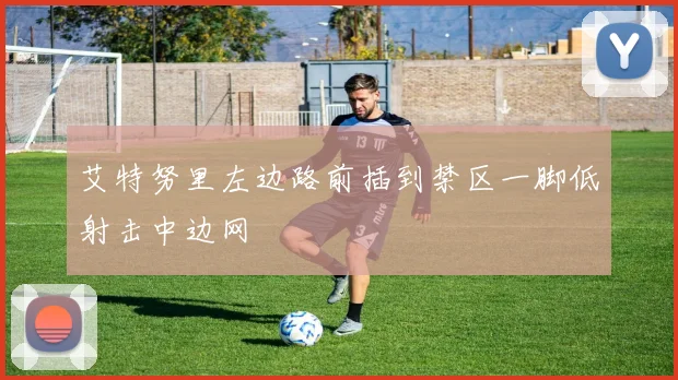 艾特努里左边路前插到禁区一脚低射击中边网